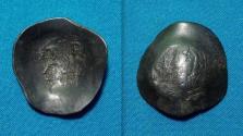 Ancient Coins - Alexius III AE 27mm Trachy Constantinople