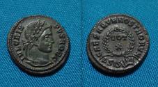 Ancient Coins - Crispus as Caesar, Æ Follis Siscia Superb