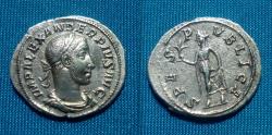 Ancient Coins - Severus Alexander Denarius Spes