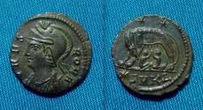 Ancient Coins - City Commemorative AE Follis VRBS ROMA Very Rare