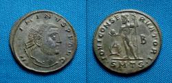 Ancient Coins - Maximinus II Follis Silvered 25mm, Thessalonica