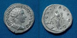 Ancient Coins - Gordian III, Silver Antoninianus, Aequitas