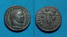 Ancient Coins - Maximinus II Daia AE Follis Sol Rare