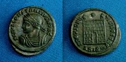 Ancient Coins - Constantius II as Caesar AE19 Follis Siscia