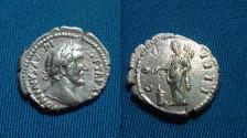 Ancient Coins - Antoninus Pius Denarius Vesta
