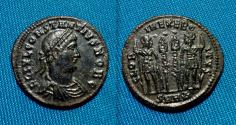 Ancient Coins - Constantius II AE Follis RARE