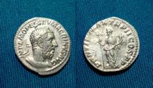Ancient Coins - Macrinus AR Denarius