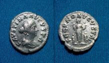Ancient Coins - Faustina II Augusta Denarius
