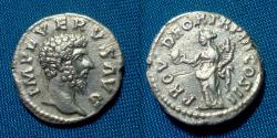 Ancient Coins - Lucius Verus AR Denarius R/ Providentia