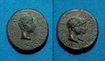 Ancient Coins - Rhoemetalkes I & Augustus AE23
