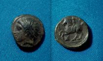 Ancient Coins - Kings of Macedon Philip II AE RARE