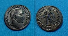 Ancient Coins - Maximinus II AE Follis Antioch / Hercules