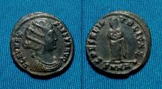 Ancient Coins - Fausta Augusta Æ19 Follis Heraclea
