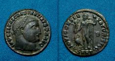 Ancient Coins - Constantine I AE22 Follis, Heraclea