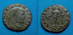 Ancient Coins - Maximinus II Daza AE Follis 25mm. Scarce