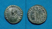 Ancient Coins - Licinius II as Caesar Follis 18mm
