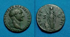 Ancient Coins - Trajan AE AS