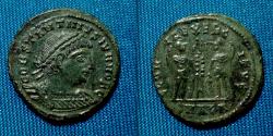 Ancient Coins - Constantine II AE Follis Alexandria Scarce