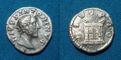Ancient Coins - Divus Antoninus Pius Denarius