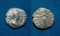 Ancient Coins - Diva Faustina Denarius