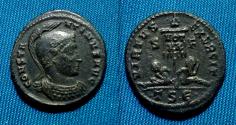 Ancient Coins - Constantine I AE Follis two captives