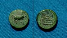 Ancient Coins - Grecee Maroneia Bronze AE15