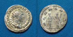 Ancient Coins - Trajan Decius AR Antonininus / Pannoniae EF