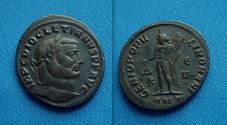 Ancient Coins - Diocletian. AE26 Follis Antioch