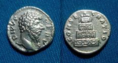 Ancient Coins - Divus Lucius Verus Denarius