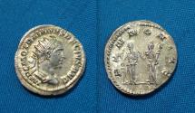 Ancient Coins - Trajan Decius AR Antonininus / Pannoniae EF