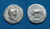 Ancient Coins - Domitian as Caesar AR Denarius