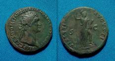 Ancient Coins - Domitian AE Dupondius