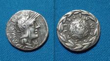 Ancient Coins - M. Caecilius Metellus Denarius Fouree