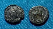 Ancient Coins - Theodosius I the Great AE3 Cyzicus Scarce