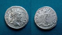 Ancient Coins - Septimius Severus Denarius Jupiter