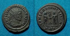 Ancient Coins - Diocletian AE Antoninianus Cyzicus