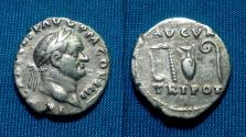 Ancient Coins - Vespasian Denarius