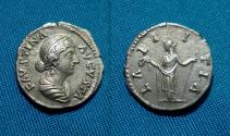 Ancient Coins - Faustina II Augusta Denarius