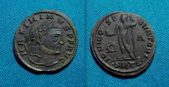 Ancient Coins - Maximinus II AE Follis Thessalonica