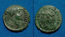 Ancient Coins - Theodosius I AE 19mm., Follis  Scarce