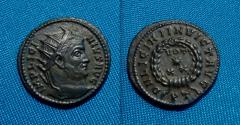 Ancient Coins - Licinius I AE20 Follius Ticinum Very RARE