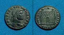 Ancient Coins - Constantine II as Caesar Æ Follis EF