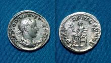 Ancient Coins - Gordian III Denarius Apollo
