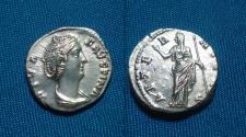 Ancient Coins - Diva Faustina I Augusta Denarius