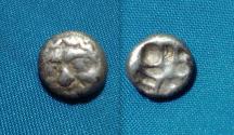 Ancient Coins - Greece,Silver Hemidrachm Gorgoneion
