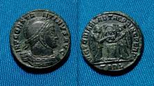 Ancient Coins - Constantine I AE18 Follis Arles Rare