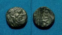 Ancient Coins - Thasos, Thrace. AE14 autonomous issue, RARE