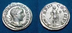Ancient Coins - Gordian III Denarius Emperor EF