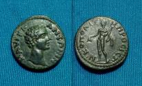 Ancient Coins - Caracalla AE 17 Nicopolis / Hermes