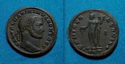 Ancient Coins - Maximinus II as Ceasar AE25 Follis Antioch
